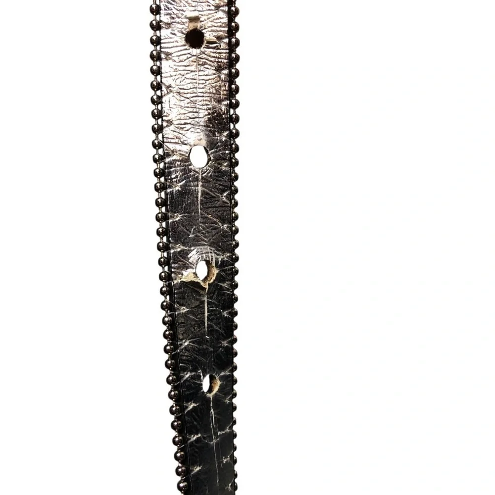 Y2K Guess Bling Belt Black Sz XL 38-42